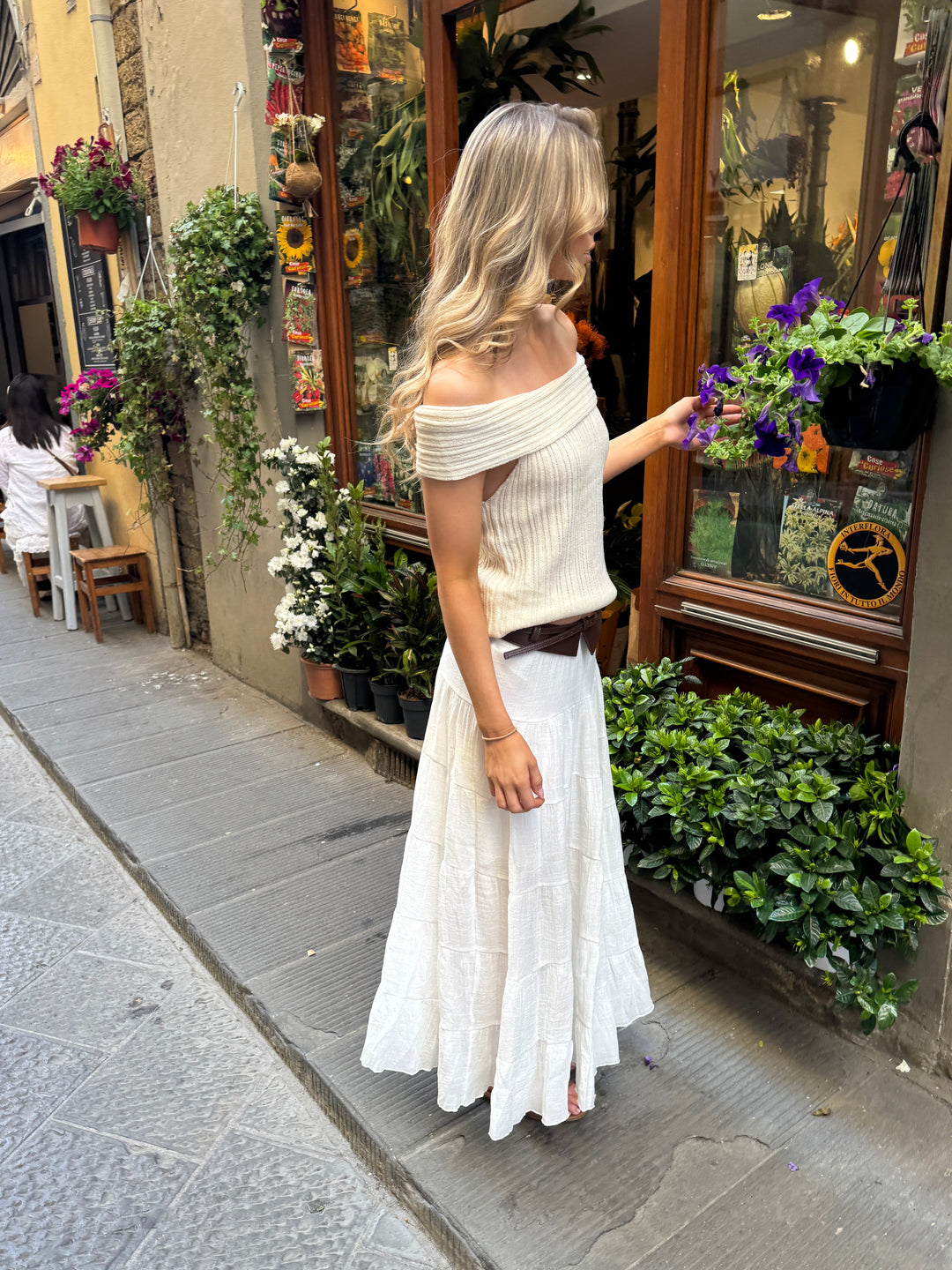 Emilia maxi skirt - White