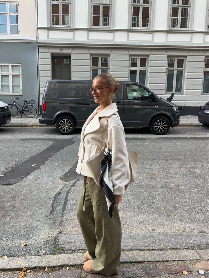 Kelly short coat - White