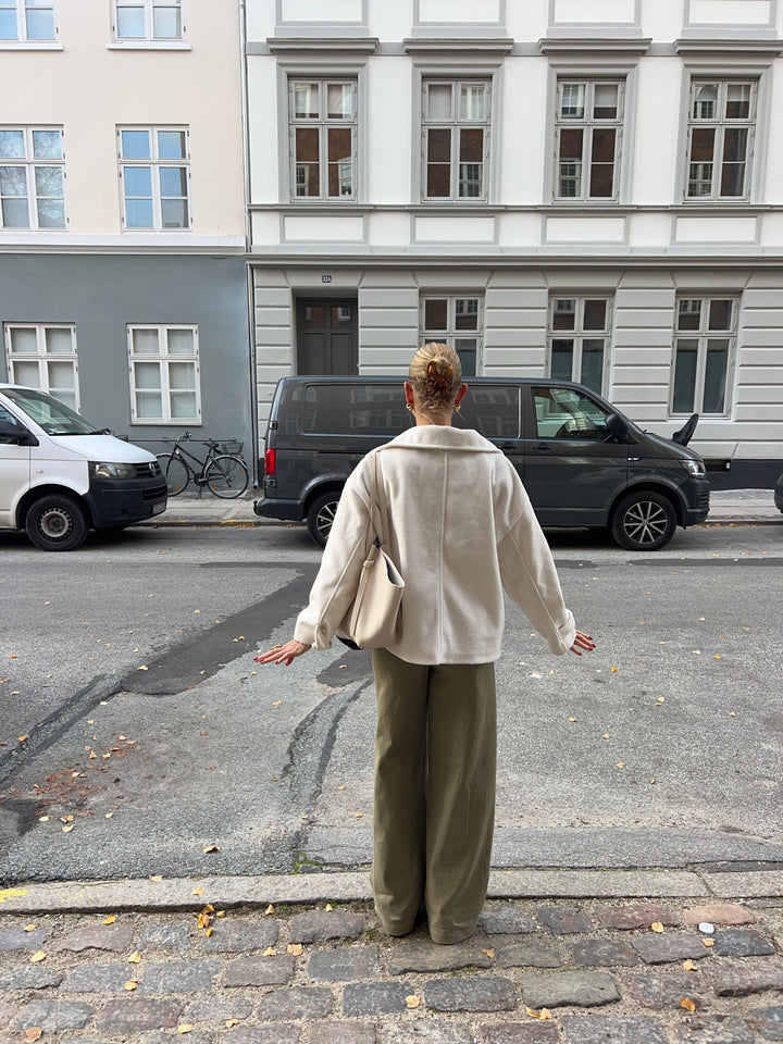 Kelly short coat - White