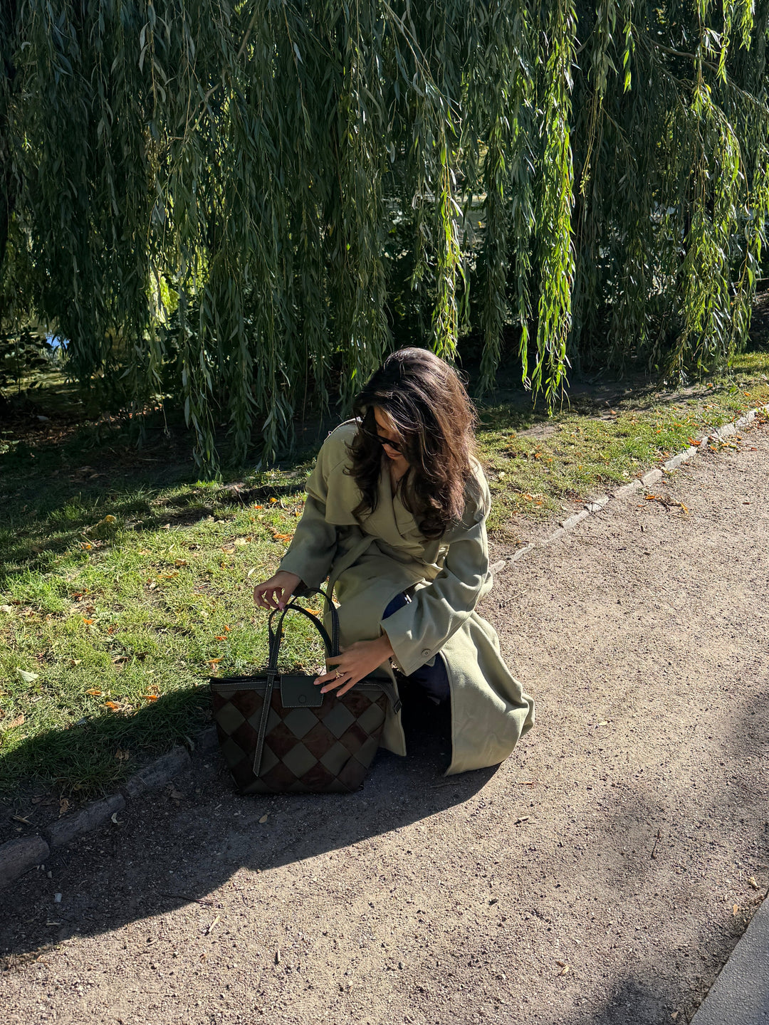 Mynte maxi coat - Lime green