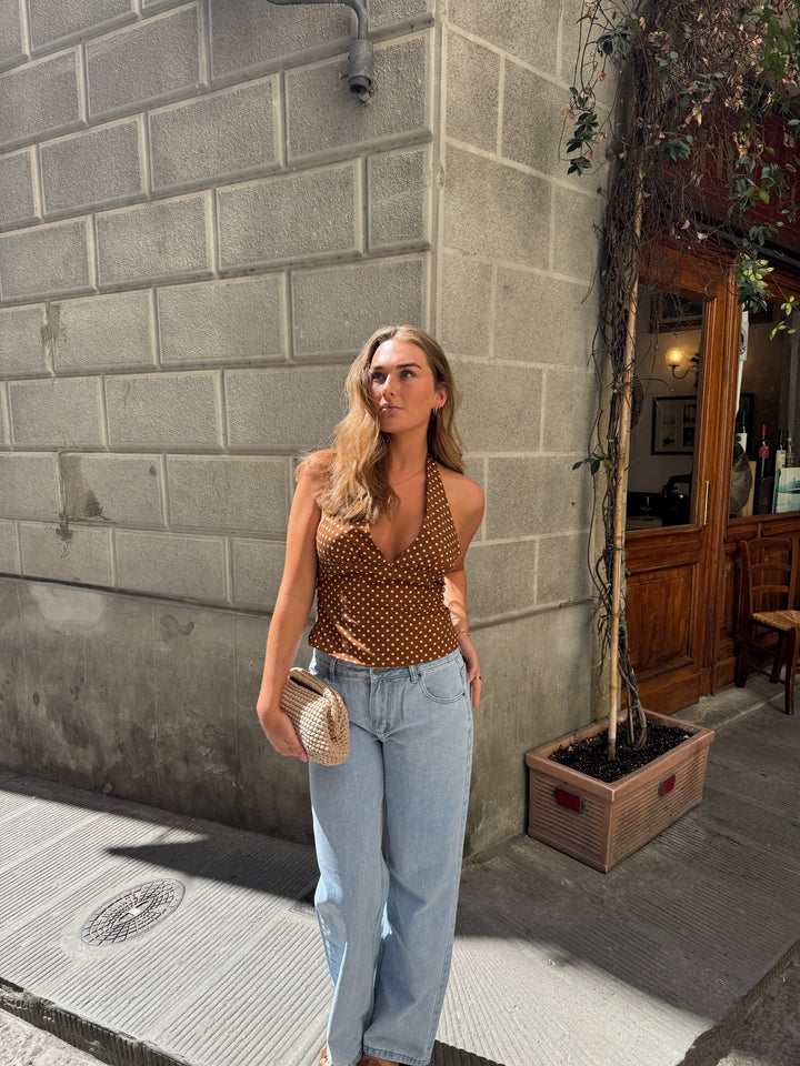 Maddy low-waisted jeans - Light blue