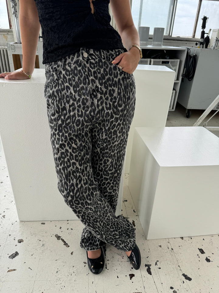 Maria leopard Jeans