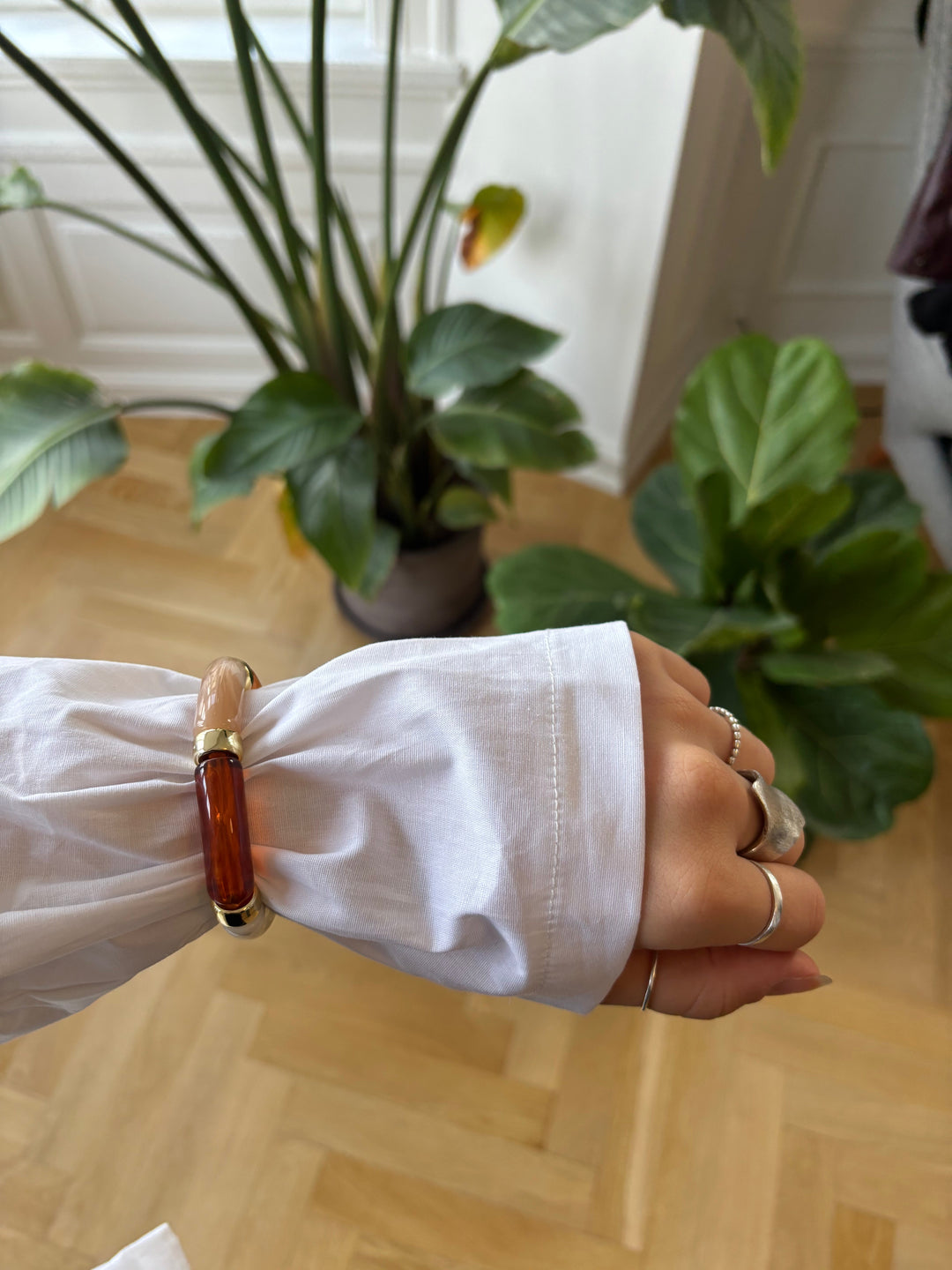 Ora bracelet - Pink/gold