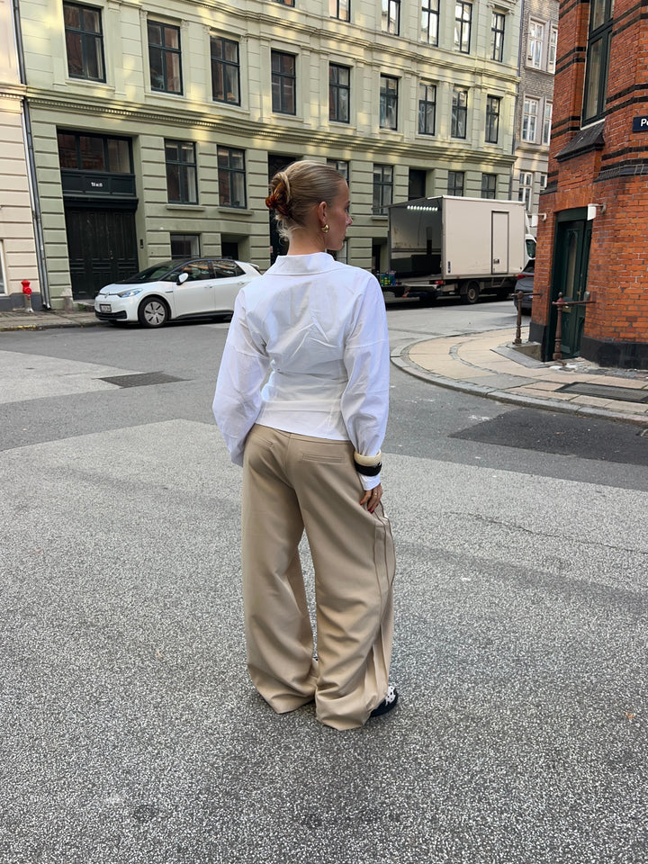 Elena loose suit pants - Beige