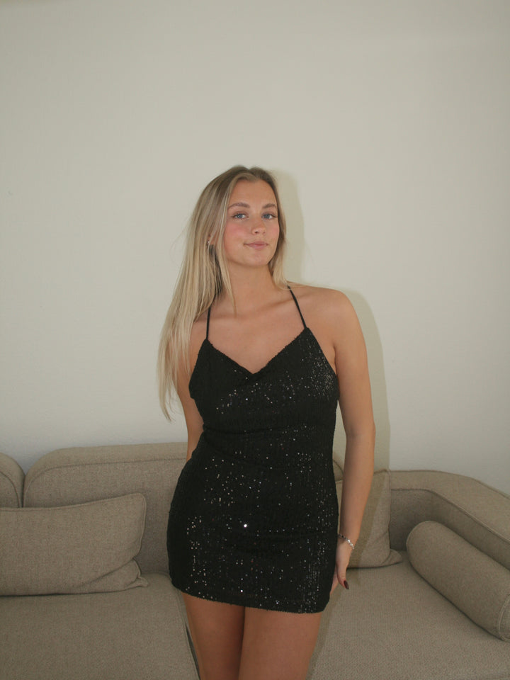 Laya glitter dress - Black