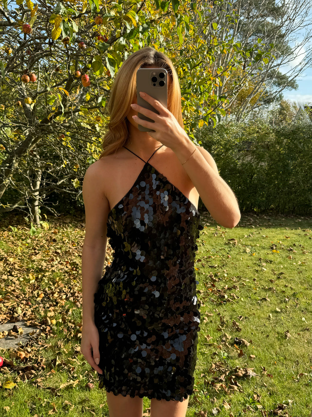 Nova sequin dress - Black