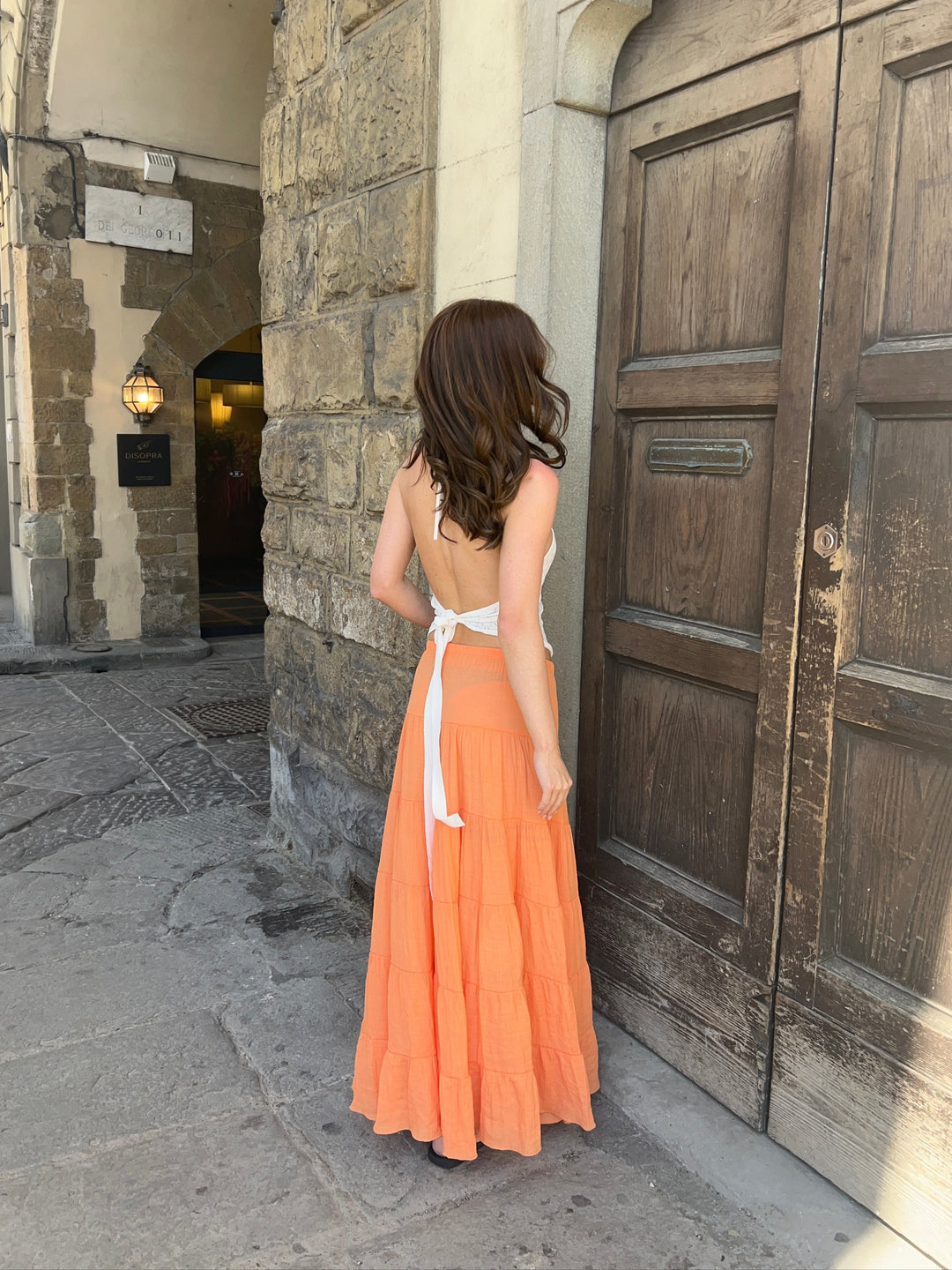 Emilia maxi skirt - Orange