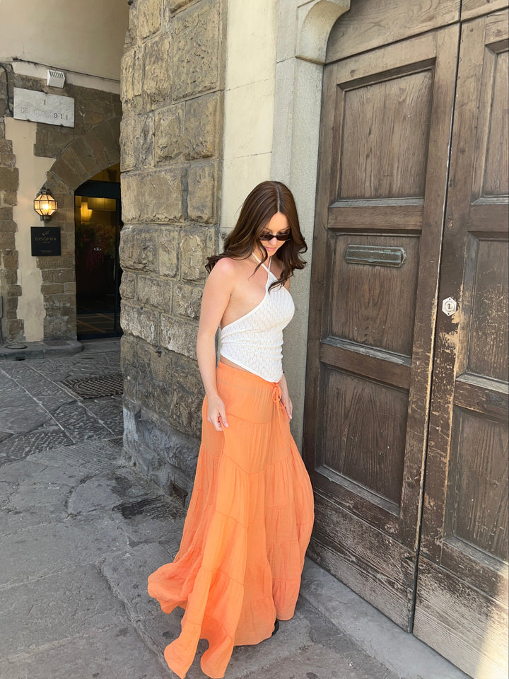 Emilia maxi skirt - Orange