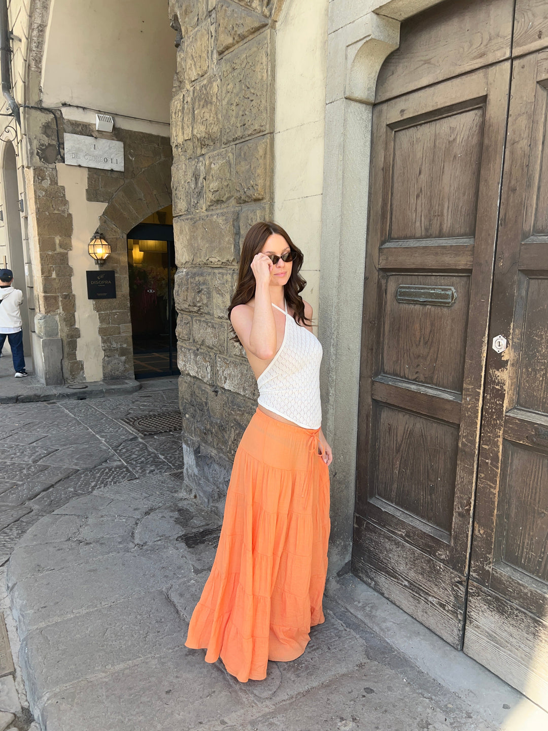 Emilia maxi skirt - Orange