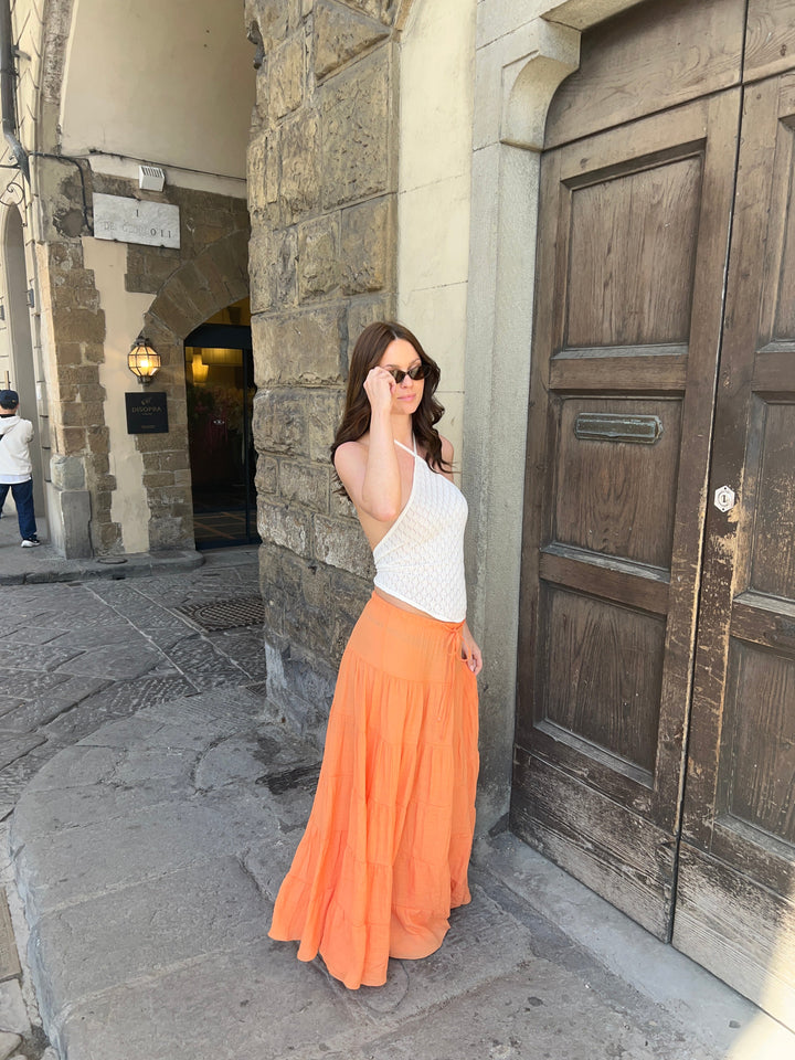 Emilia maxi skirt - Orange