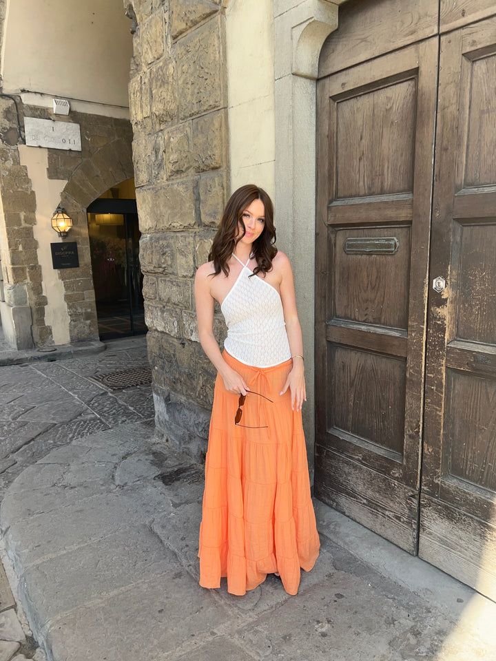 Emilia maxi skirt - Orange