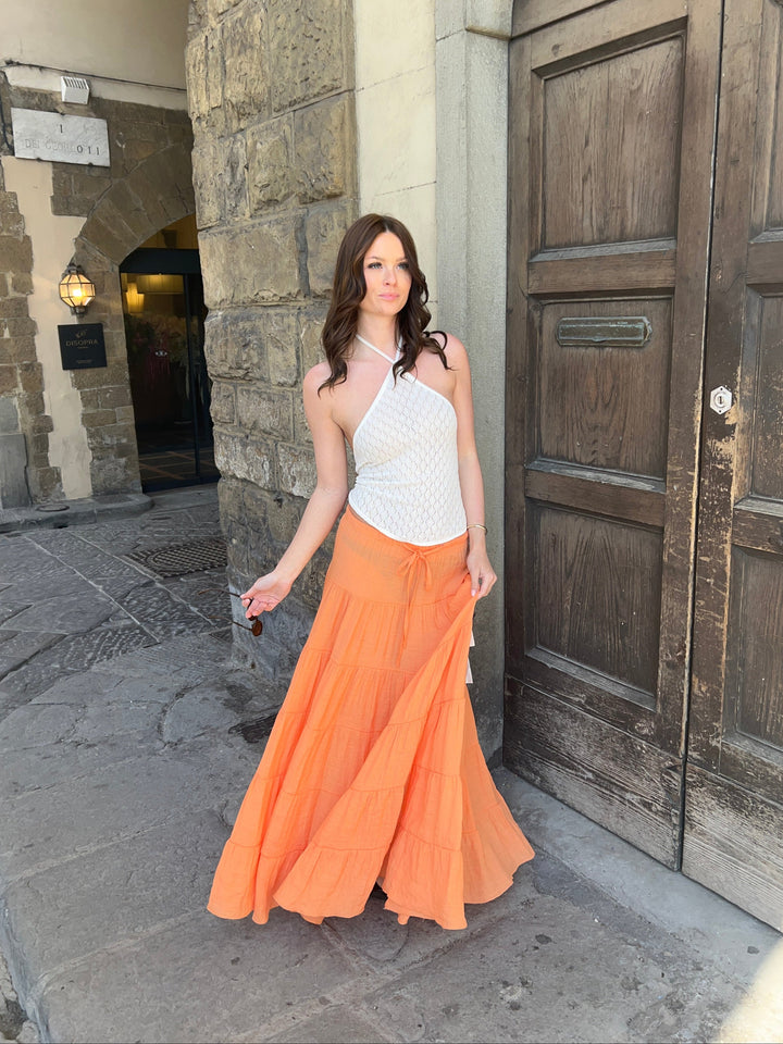 Emilia maxi skirt - Orange