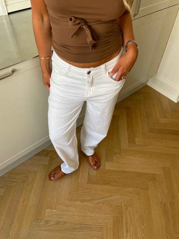 Rosalia baggy jeans - White