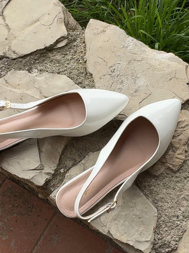 Olivia ballerina - White