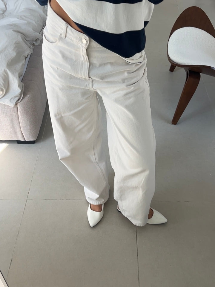 Olivia ballerina - White
