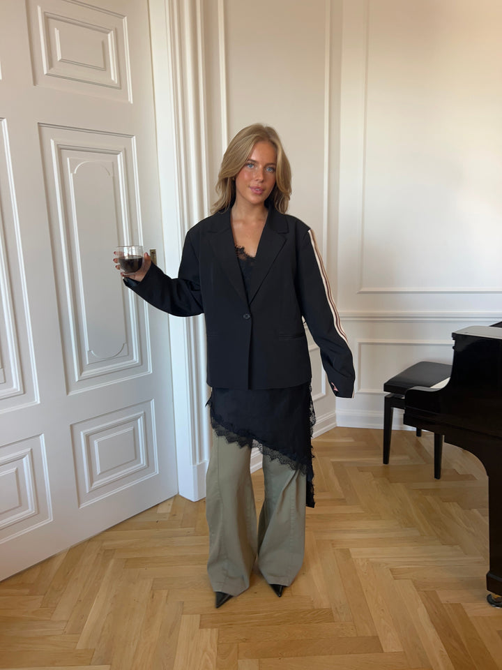 Claire belt pants - Green