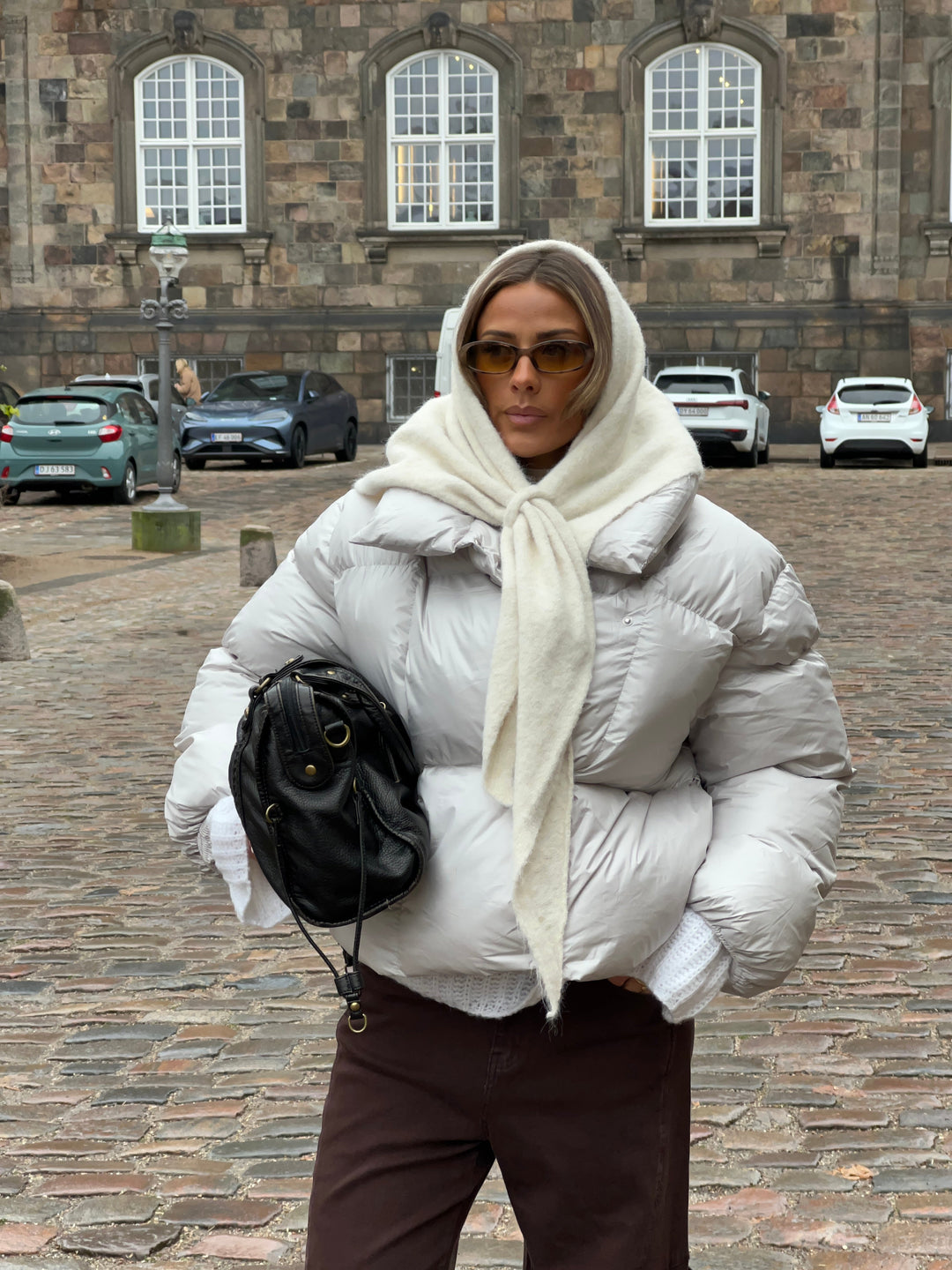 Gyda Mohair Scarf - Beige