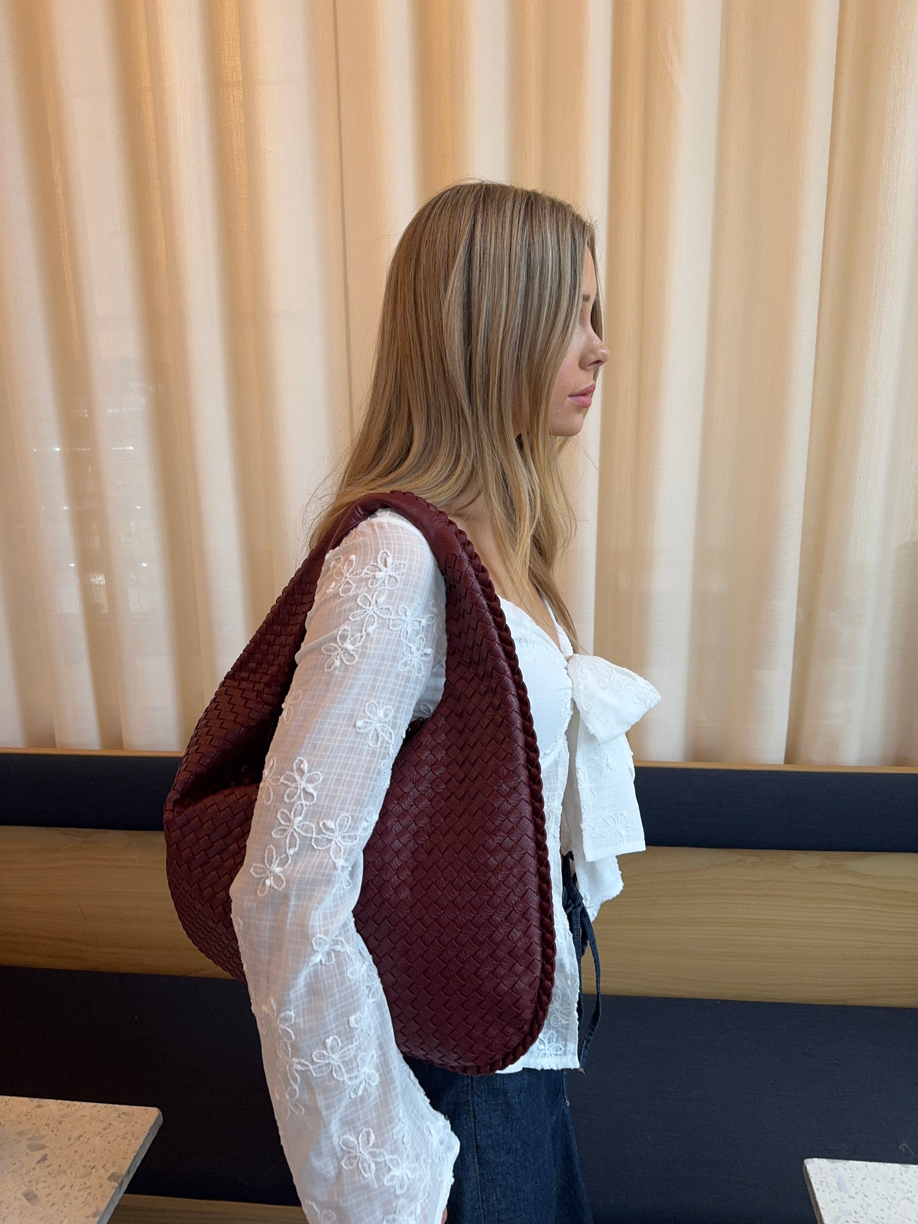 Aya bag - Dark red – AYA-S Worldwide