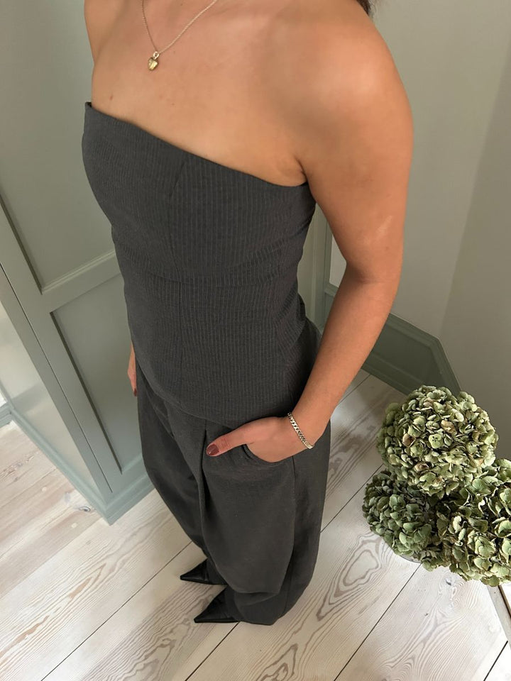 Julia bandeau top - Gray