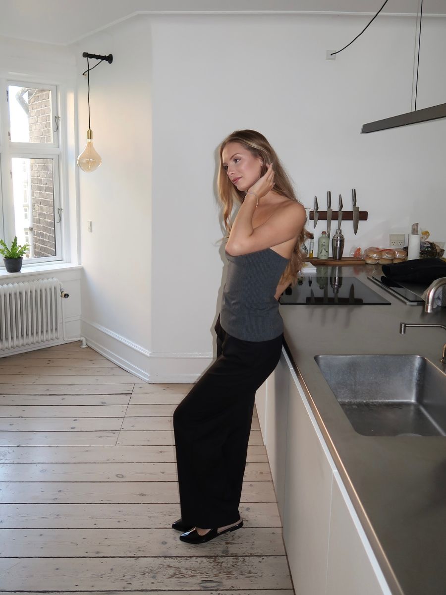 Julia bandeau top - Gray