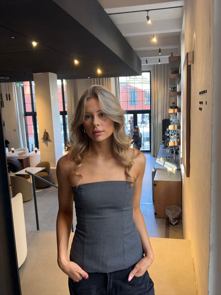 Julia bandeau top - Gray