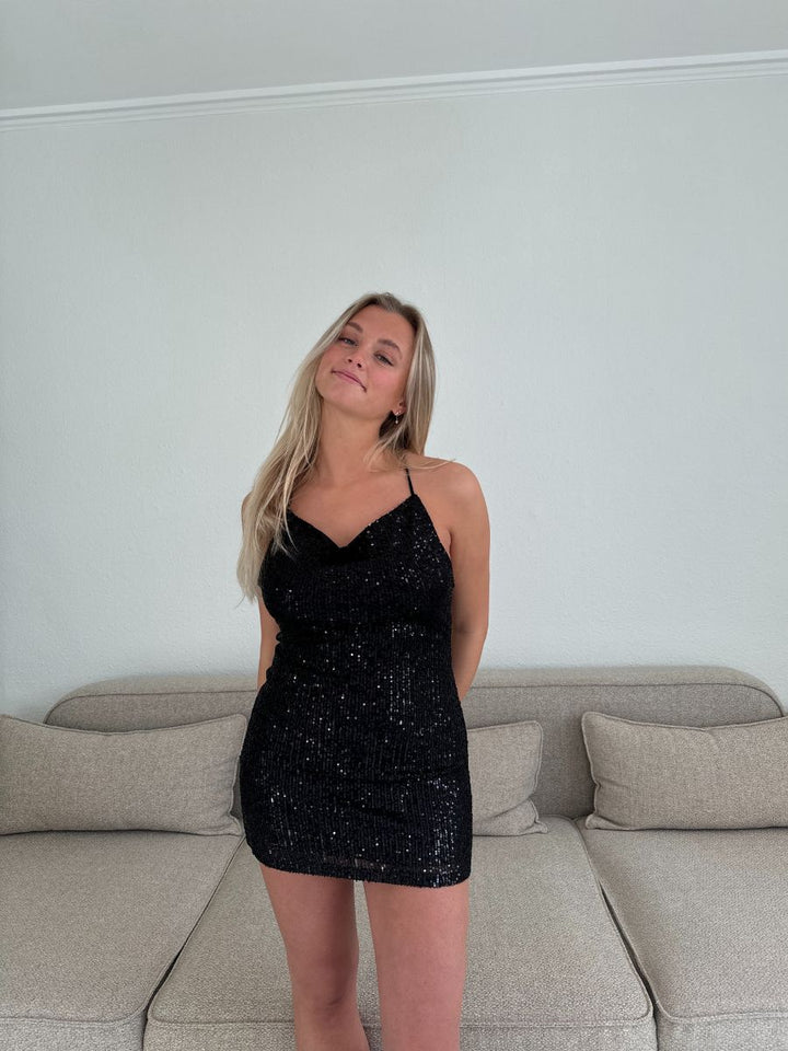 Laya glitter dress - Black