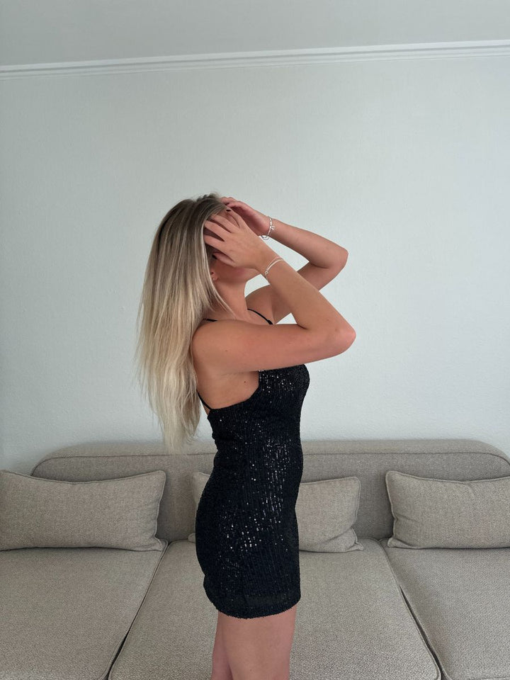Laya glitter dress - Black