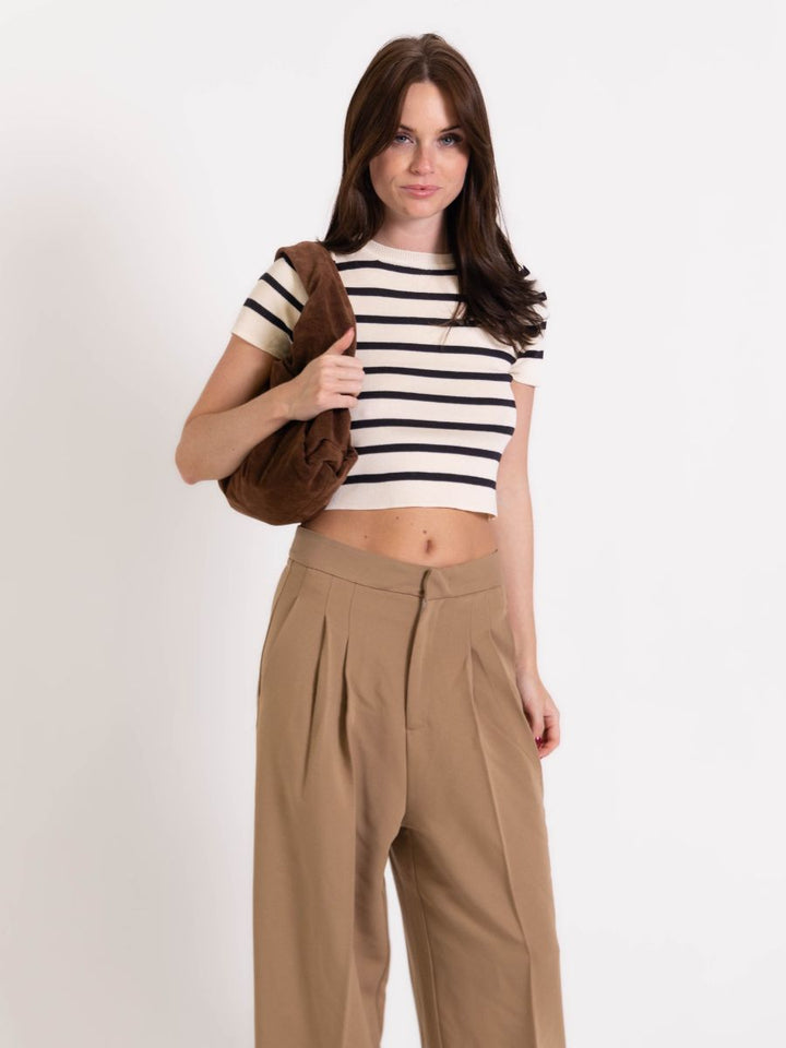 Lea suede bag - Dark brown