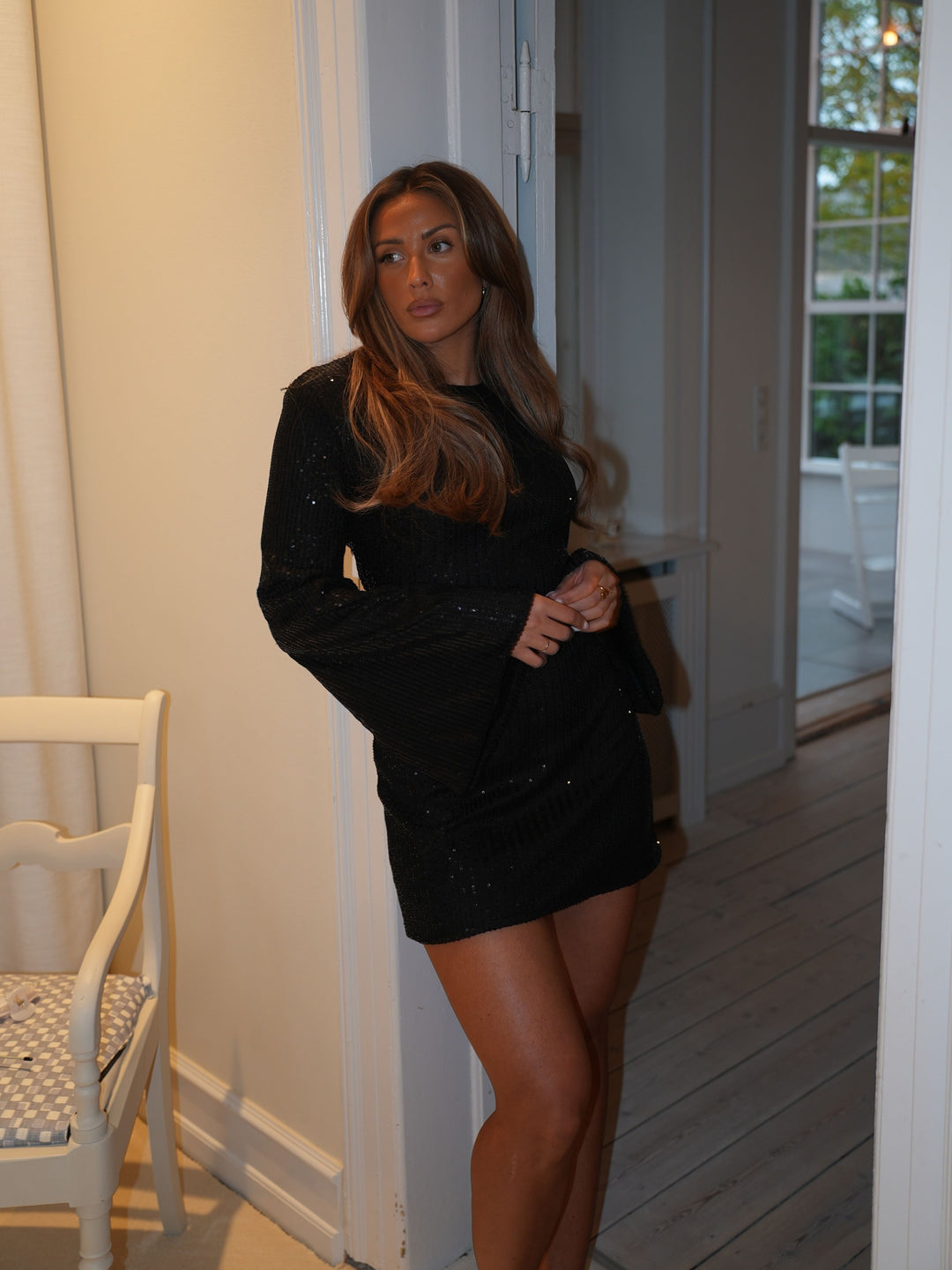 Lola glitter dress - Black AYA-S Worldwide Lola glitter dress - Black AYA-S Worldwide
