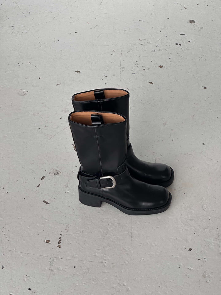 Lua buckle boots - Black