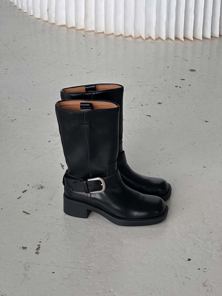 Lua buckle boots - Black