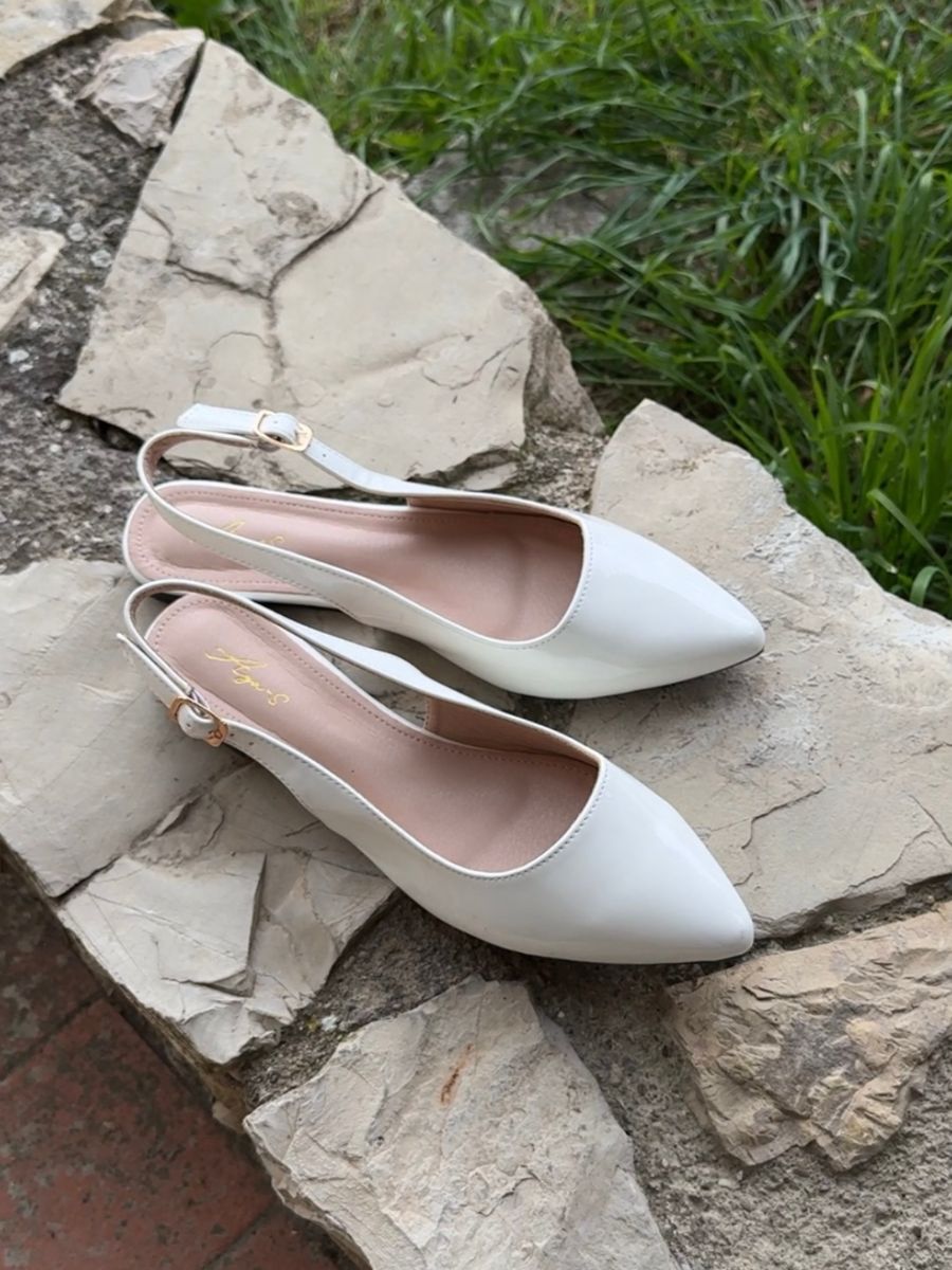Olivia ballerina - White