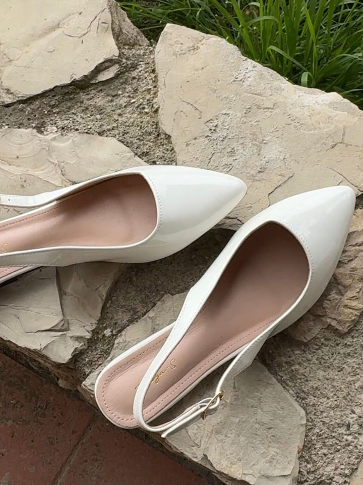 Olivia ballerina - White