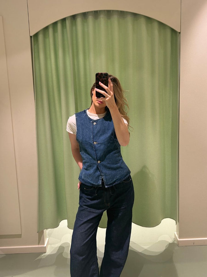 Thea denim top