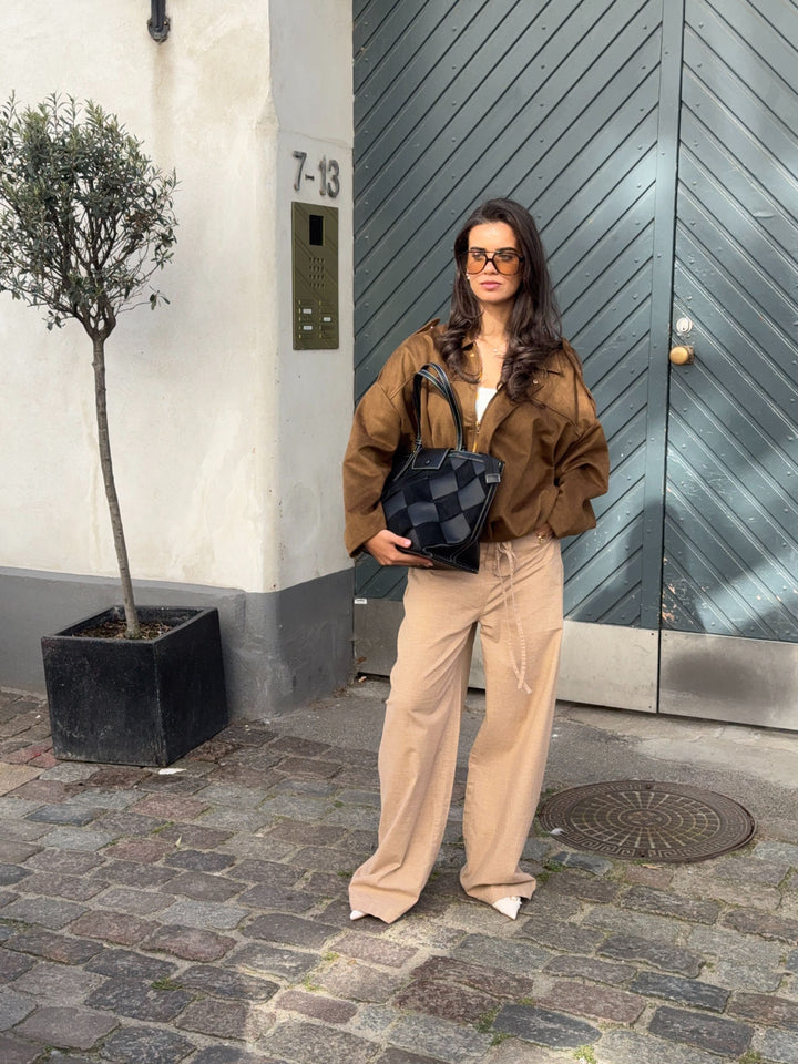 Tilia braided shoulder bag - Black