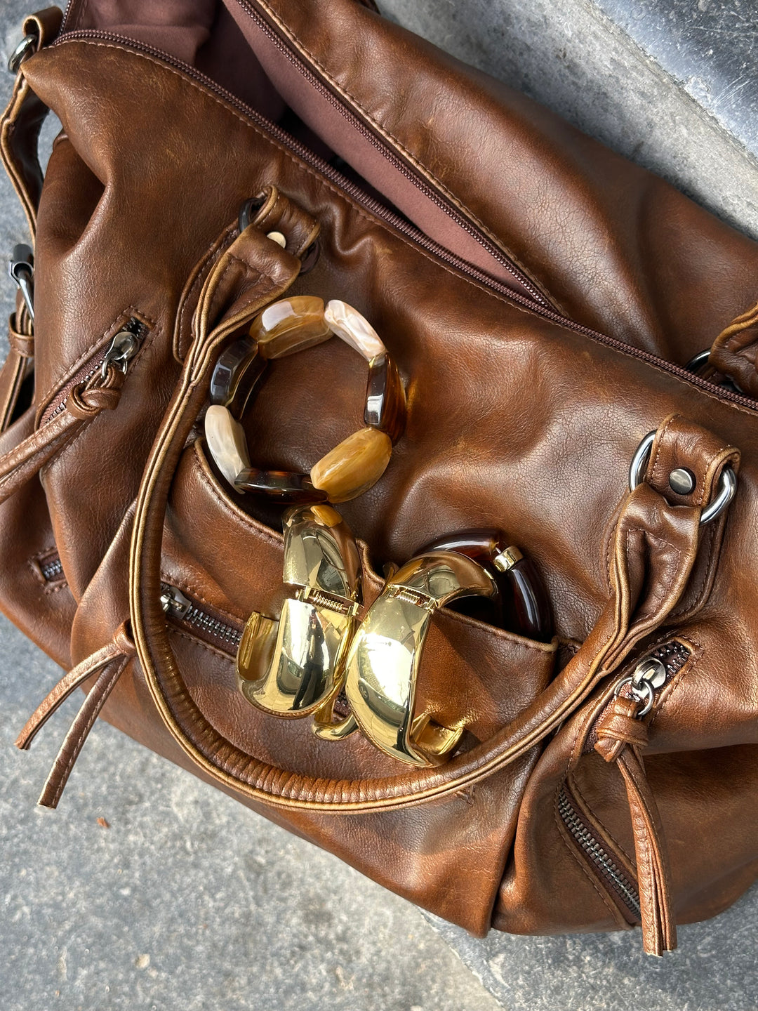 Aila bracelet - Beige/brown