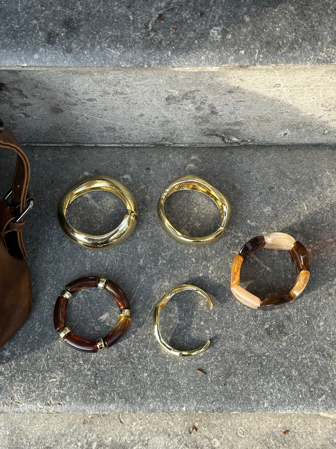 Niva 3 x bracelet - Gold