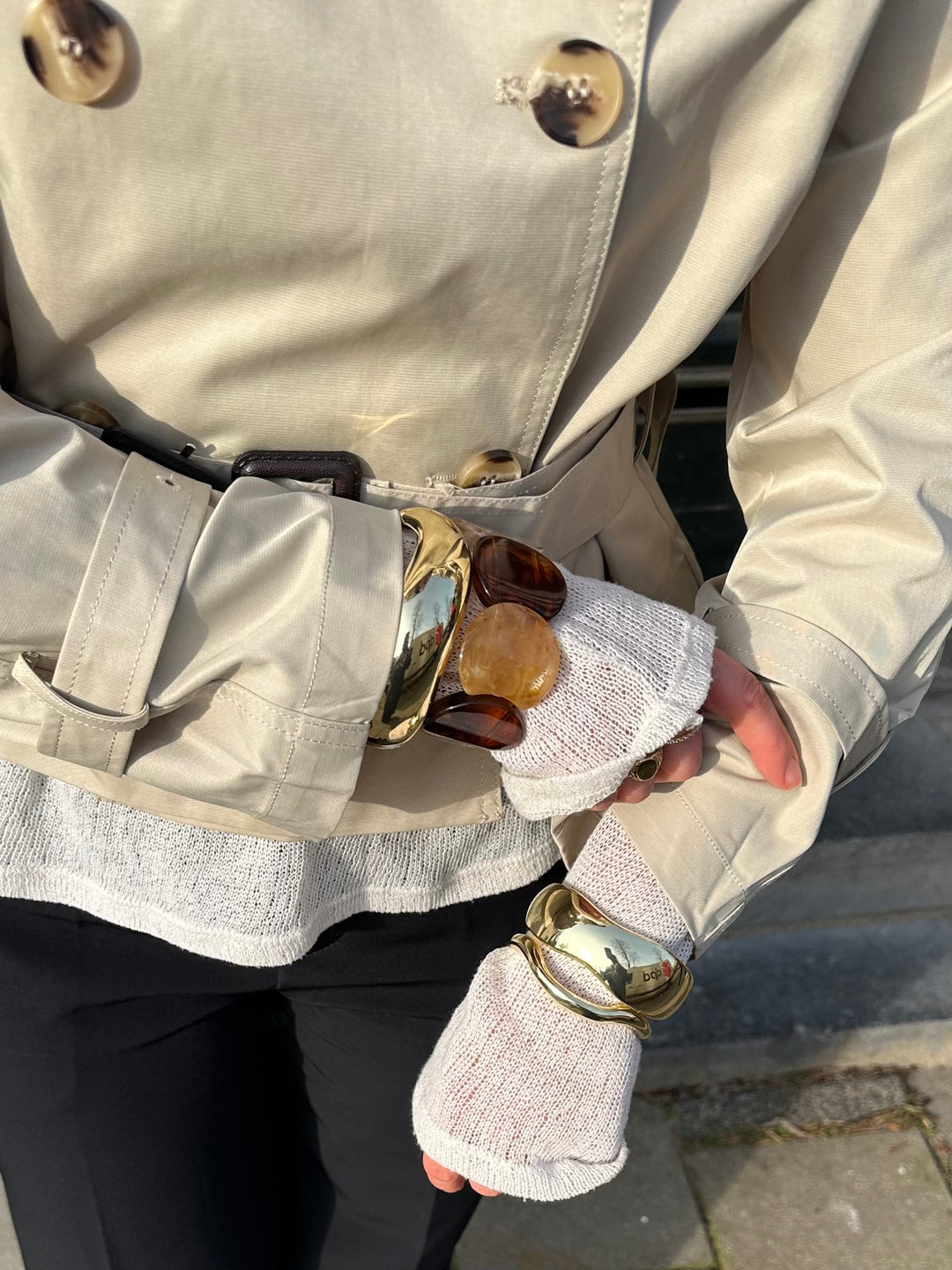 Aila bracelet - Beige/brown