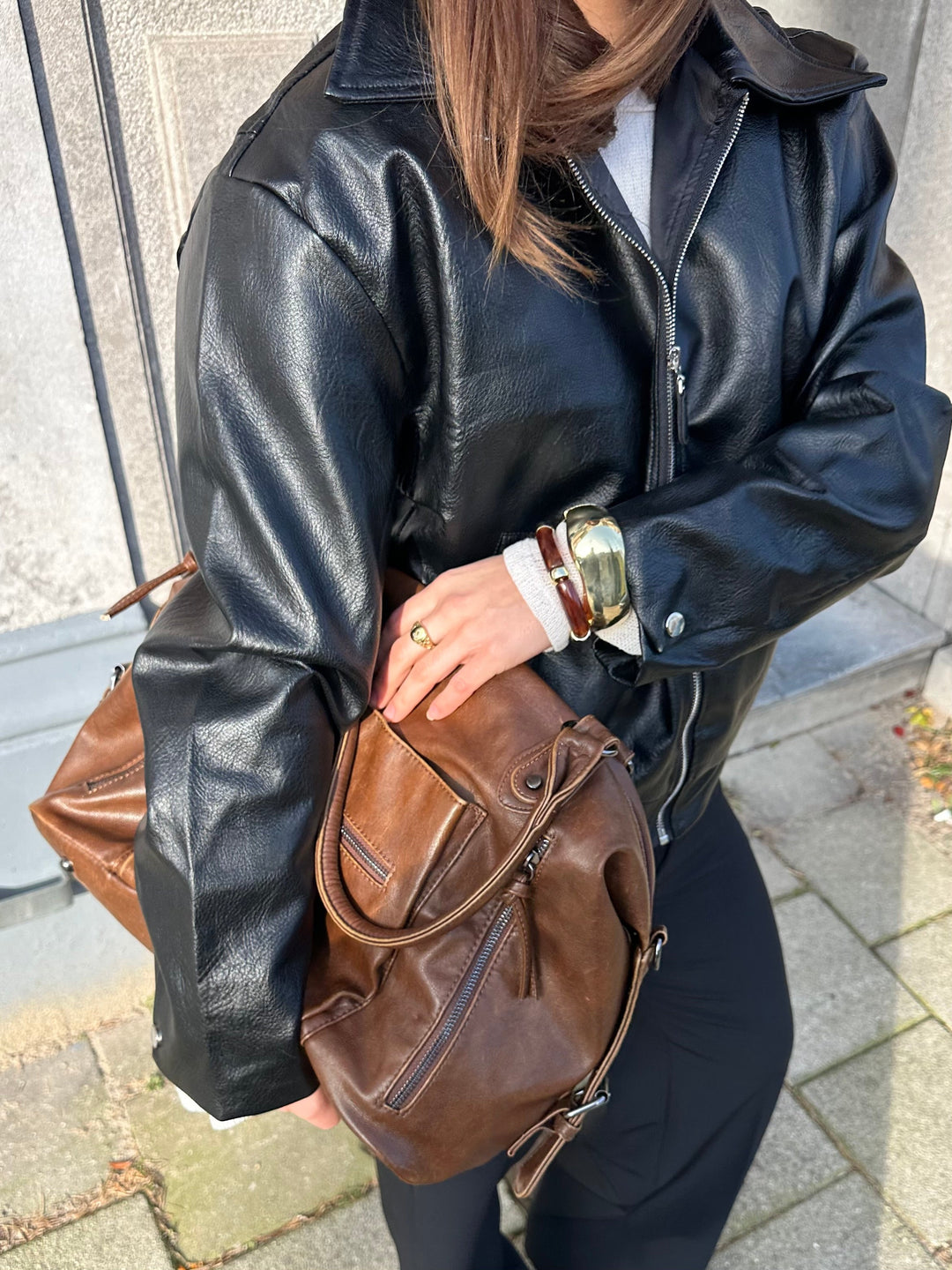 Kiva shoulder bag - Brown