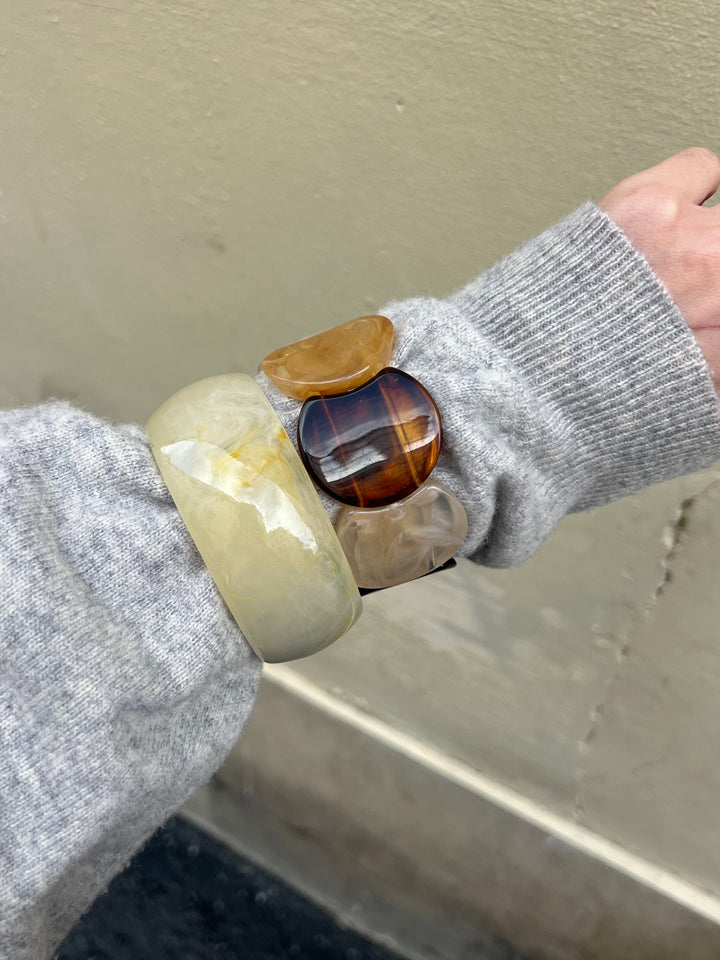 Aila bracelet - Beige/brown