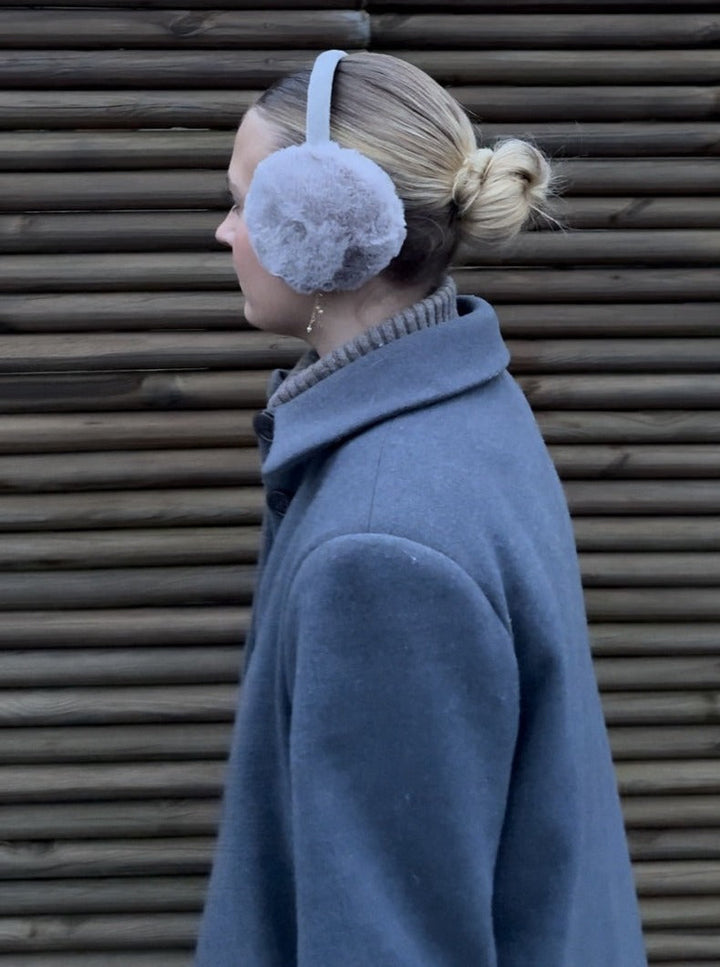 Sia plush ear warmers - Gray